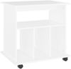 vidaXL Rollschrank Weiß 60x45x60 cm Holzwerkstoff 808476 Bild 2