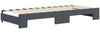 vidaXL Tagesbett Ausziehbar mit Schubladen Dunkelgrau 90x200 cm Samt 3196764 Bild 5