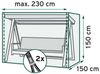 TrendLine Schutzhülle Exclusive Hollywoodschaukel 230x150x150 cm Abdeckung Hülle Bild 2