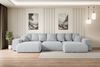 ALTDECOR Wohnlandschaft ESKAR-U, Couch mit Schlaffunktion, Wohnzimmer - Wohnlandschaft, Corner Sofa Bett Eckcouch Couch L-Form Schlafcouch Ausziehbar Bild 2