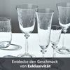 Peill+Putzler Germany 6er Set Weißweinkelche, 250 ml Volumen, mit Pantographie, Kristallgläser mit einem eleganten Design, Weingläser für Wasser, Saft & Cocktail, Trinkgläser Bild 3