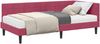 vidaXL Eckbettgestell mit Matratze mit Kopfteil 2 pcs Grün Samt 3393982 Bild 2