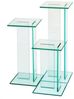 Concept GmbH Beistelltisch in Klarglas, Glas - 25x41x25cm (BxHxT) Bild 2
