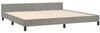 Doppelbett, Bettgestell Modernen ohne Matratze Hellgrau 200x200 cm Samt d2586e Bild 4