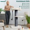 Happypet Kratzbaum FELIX, Katzenbaum 'Felix', Gesamthöhe 120 cm, mit Spielseil und Liegemulde Bild 2