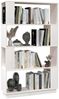 Bücherregal | Standregal Weiß 80x25x132 cm Massivholz Kiefer Bild 4