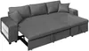 Vente-unique - SELIM Sofa Stoff Grau - B 145 cm x H 84 cm x L 240 cm Bild 5