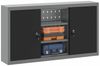 vidaXL Werkzeugschrank mit Regal Schwarz und Grau 100 x 20 x 55 cm 4103473 Bild 3