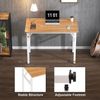 Klapptisch 80x40 cm PC-Schreibtisch Bürotisch Eckschreibtisch Holzplatte Bild 5