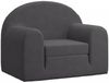 vidaXL Schlafsofa für Kinder Anthrazit Weich Plüsch 357018 Bild 2