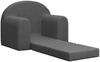 vidaXL Schlafsofa für Kinder Anthrazit Weich Plüsch 357018 Bild 4