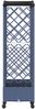 vidaXL Hochbeet mit Rankgitter und Dach Grau 163 x 40 x 129 cm PP 3423106 Bild 4