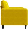 vidaXL 2-Sitzer-Sofa Gelb 120 cm Samt 359438 Bild 5