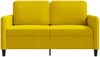 vidaXL 2-Sitzer-Sofa Gelb 120 cm Samt 359438 Bild 4
