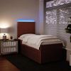 vidaXL Boxspringbett mit Matratze Rosa 90x190 cm Samt 3294513 Bild 4