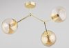 Alfa Golem Deckenleuchte gold modern 3-flammig 62264 Alfa Bild 1