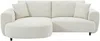 Vente-unique - RULAMA Sofa Stoff Beige - B 154 cm x H 84 cm x L 250 cm Bild 2