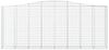 vidaXL Gabionen mit Hochbogen 6 Stk. 400x50x160/180cm Verzinktes Eisen 3145999 Bild 4