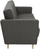 Sofa 3-Sitzer mit Bettfunktion Kazia Flachgewebe anthrazit Bild 3