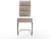 Freischwinger Pela-Flex Webstoff Soft Beige Freischwinger flach Graphit Taschenfederkern Bild 2