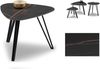 Couchtisch >Liv< in schwarz / Keramik dunkel - 45x35x45 (BxHxT) Bild 3