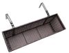 4er Set Balkonkasten Polyrattan Braun Bild 5