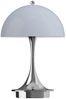Panthella 160 tragbare Tischleuchte Chrom Opal Blau/Grau Bild 2