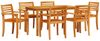 vidaXL Garten Essgruppe 7 pcs Braun Massivholz Akazie 3375664 Bild 2