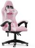 BIGZZIA Gaming-Stuhl Bürostuhl Ergonomisch mit Lendenkissen + Kopfstütze, Ergonomischer Bürostuhl höhenverstellbar Bild 5