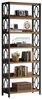 Tribesigns Bücherregal Vintage Standregal, 6-Tier freistehende Display Regal mit Metallrahmen Bild 4