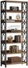 Tribesigns Bücherregal Vintage Standregal, 6-Tier freistehende Display Regal mit Metallrahmen Bild 5