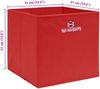 vidaXL Aufbewahrungsboxen 10 Stk. Rot 32x32x32 cm Stoff 288363 Bild 5