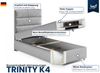 Best for Home Boxspringbett mit Bettkasten Trinity K-4 SINGLE Bonell-Matratze inkl. 7 cm Topper (Einzelbett, Polsterbett mit gepolstertes Kopfteil, Jugendbett, Kinderbett versch. Größen, 70x200 80x200 90x200 100x200 cm), verschiedene Liefermöglichkeite... Bild 5