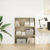 vidaXL Bücherregal Sonoma-Eiche 80x24x109 cm Holzwerkstoff 857837 Bild 3