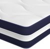 vidaXL Matratze Taschenfederkern Mittelfest 90x200 cm 372849 Bild 5