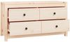 vidaXL Beistellschrank 100x40x54 cm Massivholz Kiefer 821774 Bild 3