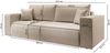 Selsey 'Farese Cuero' Schlafsofa 3-Sitzer mit Bettkasten, Kunstleder, Dunkelgrau Bild 5