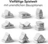 Bellabino 'Nile' Spielsofa, 4-tlg, Cord, grau, faltbare Kindercouch, abnehmbarer & waschbarer Bezug, Kindersofa aus Schaumstoff Bild 4