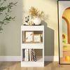 vidaXL Bücherregal/Raumteiler Weiß 40×30×72cm 811601 Bild 5