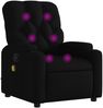 vidaXL Massage-Relaxsessel, schwarzer Stoff 3205666 Bild 2
