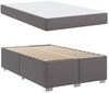 vidaXL Bettrahmen mit Matratze Grau 120 x 200 cm Stoff 3399236 Bild 4