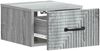 vidaXL Wandmontierter Nachttisch Graues Sonoma 34,5 x 33 x 20 cm 898607 Bild 3