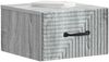 vidaXL Wandmontierter Nachttisch Graues Sonoma 34,5 x 33 x 20 cm 898607 Bild 2