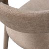 Esszimmerstuhl Noble aus Webstoff, Retro Chic Design, sandfarben, gepolstert und komfortabel Bild 5