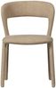 Esszimmerstuhl Noble aus Webstoff, Retro Chic Design, sandfarben, gepolstert und komfortabel Bild 2