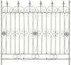 CLP Gartenzaun Mangold Eisen Steckzaun Landhausstil Rankzaun Garten Terrasse,antik-grün Bild 2