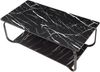 Couchtisch Kolta 120x60x43 cm Marmoroptik, Schwarz [en. casa] Bild 4