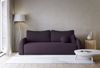 Selsey 'Nubelle' Sofa 3-Sitzer mit Schlaffunktion & Stauraum, Chenille, violett Bild 2