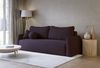 Selsey 'Nubelle' Sofa 3-Sitzer mit Schlaffunktion & Stauraum, Chenille, violett Bild 3