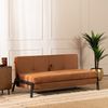 Bronx71 Schlafsofa 2-Sitzer Mikko Eco-Leder cognac Bild 2
